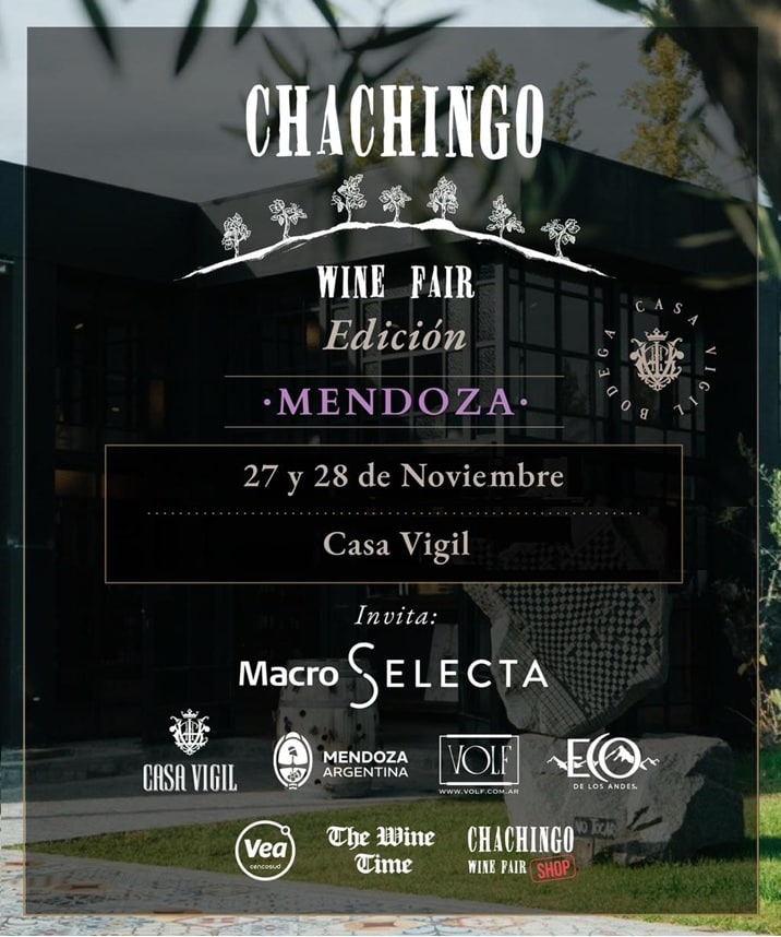 Vuelve la Chachingo Wine Fair a Mendoza: todo listo para la octava edición en Casa Vigil